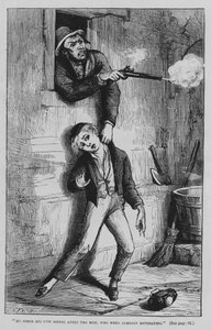 Illustrasjon for Oliver Twist av Charles Dickens (gravering)