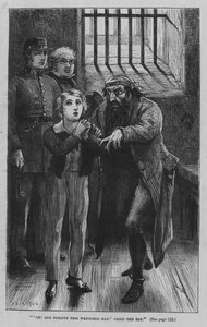 Illustrasjon for Oliver Twist av Charles Dickens (gravering)