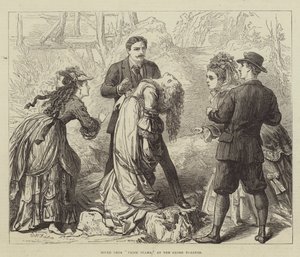 Scene fra False Shame, på Globe Theatre av David Henry Friston