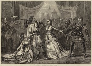 Scene fra Il Talismano, på Drury Lane Theatre