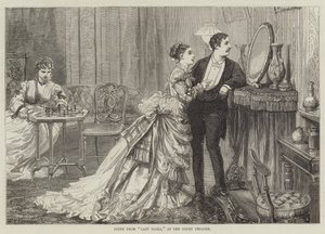 Scene fra Lady Flora, på Court Theatre av David Henry Friston
