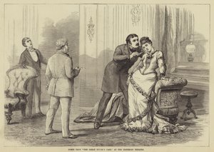 Scene fra The Great Divorce Case, på Criterion Theatre av David Henry Friston