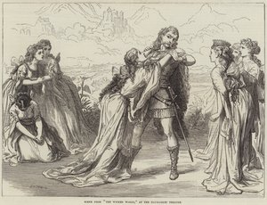 Scene fra The Wicked World, på Haymarket Theatre av David Henry Friston