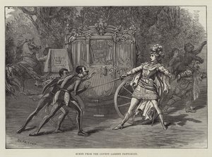 Scene fra Covent Garden Pantomime av David Henry Friston
