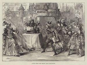 Scene fra Drury Lane Pantomime av David Henry Friston