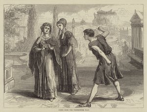 Scene fra Westminster Play av David Henry Friston