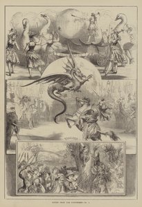 Scener fra Pantomimes av David Henry Friston