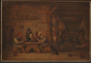 Interiøret i et vertshus av David I Teniers