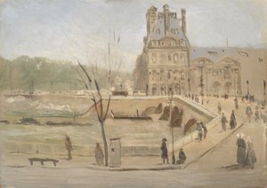 Pont Royal i Paris. Skisse