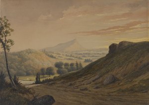 New England Scenery, ca. 1850 (wc på papir)