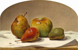 Tre pærer og et eple, 1857.