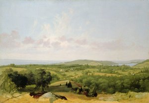 Utsikt over Narragansett Bay, nær Warwick, Rhode Island av David Johnson