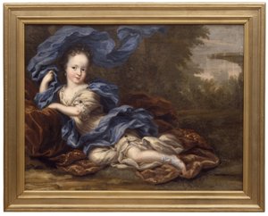 Hedvig Sofia, 1681-1708, prinsesse av Sverige, hertuginne av Holstein-Gottorp av David Klöcker Ehrenstrahl