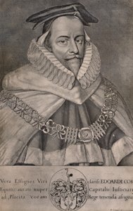 Sir Edward Coke , engelsk advokat, forfatter og politiker, c1666 1894