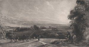 Høstsolnedgang, 1830.