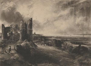 Hadleigh Castle: Stor plate, 1830-32. av David Lucas
