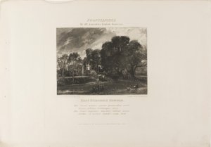 The River Stour, fra forskjellige emner av engelsk landskapslandskap av David Lucas