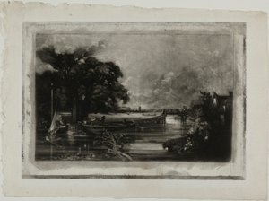 The River Stour fra forskjellige emner av engelsk landskapsbilde av David Lucas