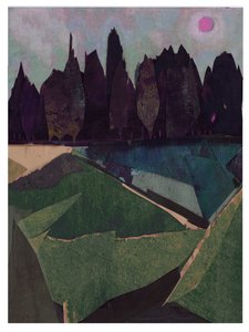 Faron Clearing, 2021 (blandet media) av David McConochie