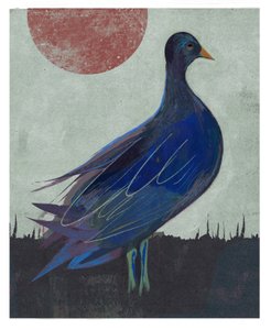 Pigeon Blues, 2023 (blandet media)