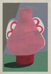 Pink Pot, 2023 (blandet media) av David McConochie