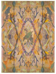 Starlings, 2016, Collage on Paper av David McConochie
