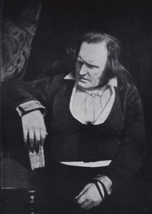 Forfatterprofessoren John Wilson (Christopher North) (s/hvitt-bilde) av David Octavius (after) Hill