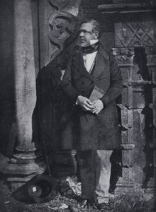 Maleren David Roberts, RSA (s/hv-bilde) av David Octavius (after) Hill