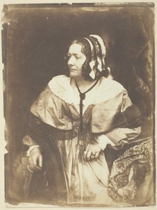 Mrs. Anna Brownell Jameson, 1844. Skapere: David Octavius Hill, Robert Adamson, Hill & Adamson. av Hill and Adamson