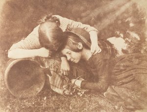 The Misses McCandlish, 1843-47. Skapere: David Octavius Hill, Robert Adamson, Hill & Adamson. av Hill and Adamson