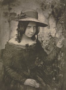 Kameraarbeid: Girl in Straw Hat, 1912. Skapere: David Octavius Hill, Robert Adamson.