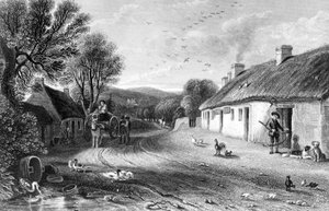 Burns Cottage, illustrasjon fra 