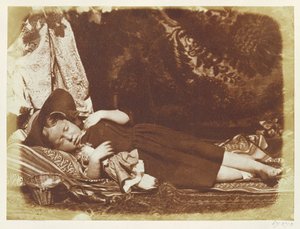 The Bedfellows, ca. 1843-47 (saltet papirtrykk fra kalorinegativ) av David Octavius Hill