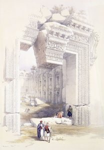 Baalbec, 7. mai 1839, ca. 1842-1849 av David Roberts