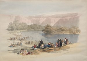bredden av Jordan av David Roberts