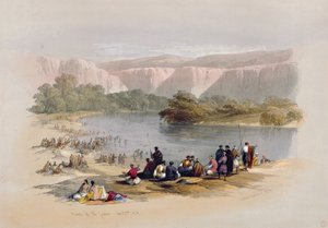 Banks of the Jordan, 2. april 1839, plate 48 fra bind II av 