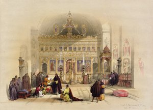 Kapellet i klosteret St. Saba, 5. april 1839, fra bind II 