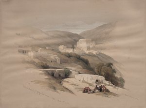Christian Church of St. George at Ludd, gamle Lydda av David Roberts