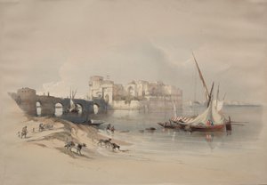 Citadel of Sidon, 1839. av David Roberts
