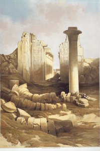 Egypt, pilared Hall of the Temple of Karnak, av David Roberts av David Roberts