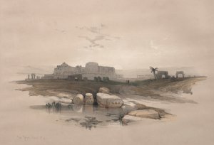 Eleutheropolis eller det moderne Beit-Jibrin av David Roberts