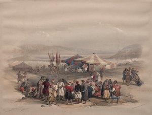Pilegrimers leir, Jeriko av David Roberts