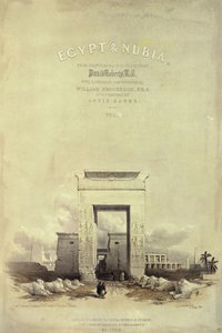 Great Gateway som fører til Temple of Karnak, tittelside til 