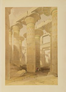 Hall of Columns, Karnak, fra Egypt og Nubia, Vol.1 av David Roberts