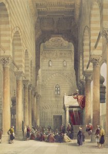Interiør i Metwalys-moskeen, Kairo, fra Egypt og Nubia, Vol.3