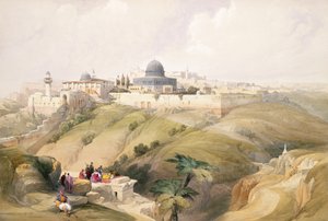 Jerusalem, 9. april 1839, plate 16 fra bind I av 