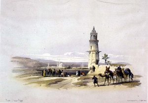 Sioul, Øvre Egypt, fra "Egypt and Nubia", Vol.1 (litho) av David Roberts