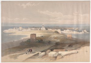 Sur eller Tsor, eldgammelt dekk fra Isthmus, 1839. av David Roberts