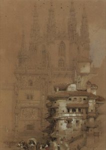 Kapittelhuset, Burgos katedral av David Roberts