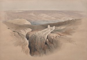 Dødehavet ser mot Moab av David Roberts